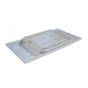 Bandejas Termoformadas em PEAD Natural Linha Frigor