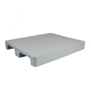 Pallet 1000×1200 com 3 longarinas produzido em EPS e revestido com PS