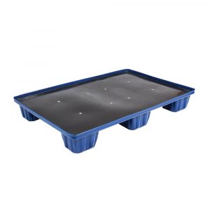 Pallet termoformado em PEAD 800X1200 com tampo liso